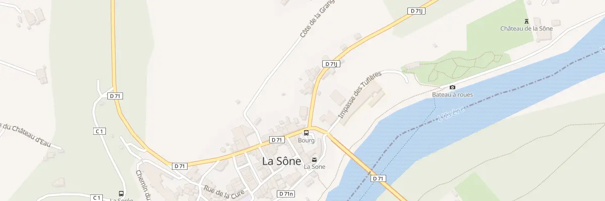 Plan du 4 Mte des Marronniers à La Sône