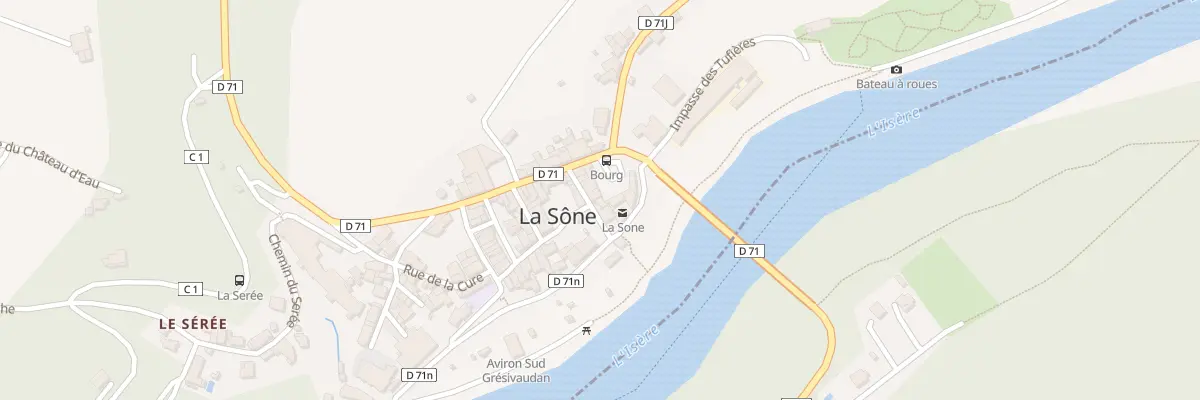 Plan du 5011 Rue du Mont-blanc à La Sône