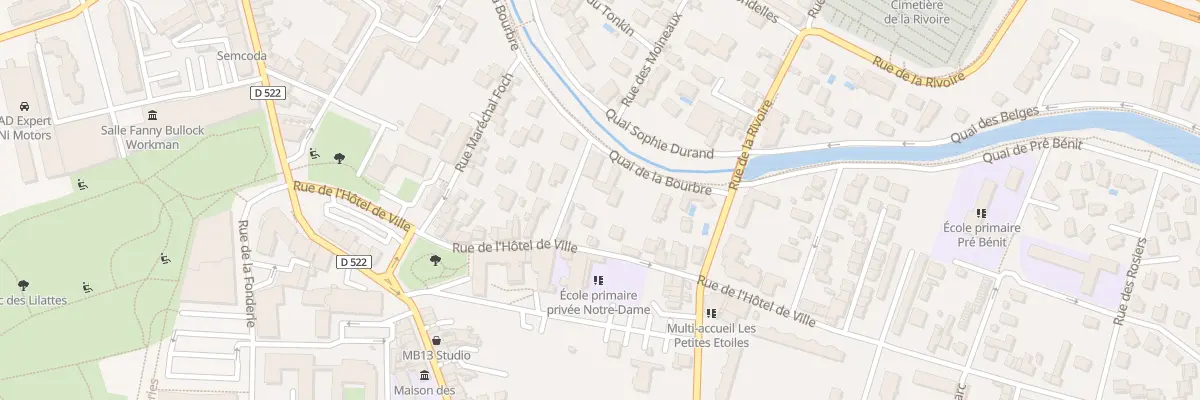 Plan du 33B Rue de l’Hôtel de Ville à Bourgoin-Jallieu