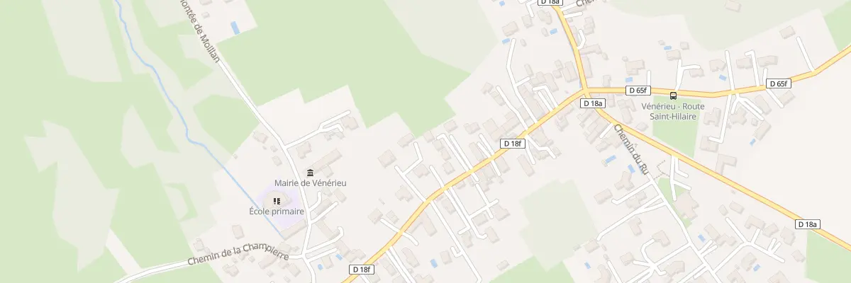 Plan du 174 Rue de Longeniere à Vénérieu