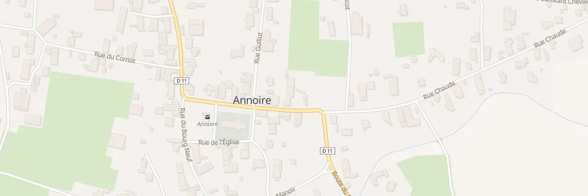 Plan du 5 Rue Chaude à Annoire