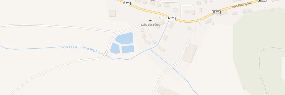 Plan du 6 Rue du Moulin à Thivet