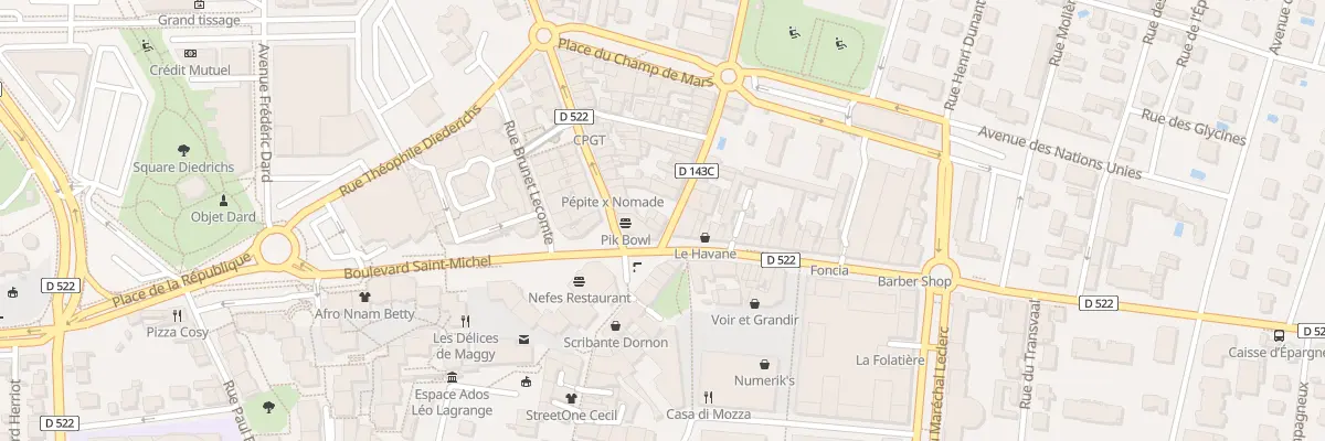 Plan du 5 Rue de la Rivoire à Bourgoin-Jallieu