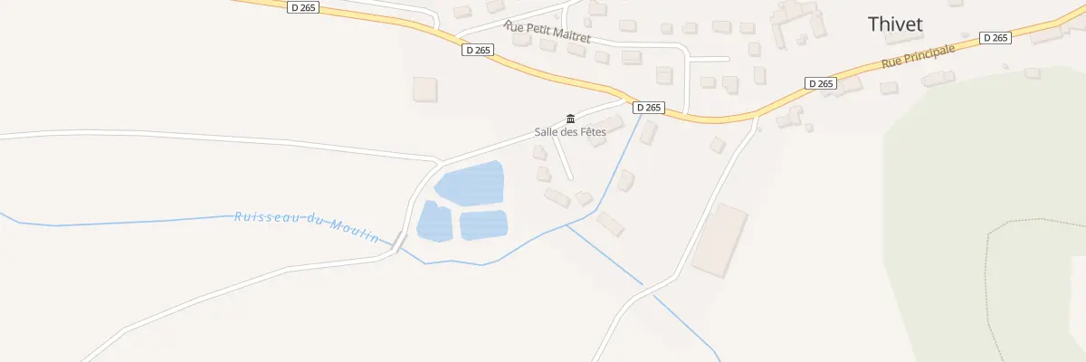 Plan du 4 Rue du Moulin à Thivet