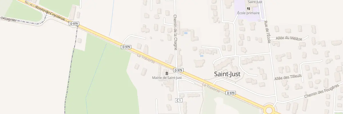 Plan du 461 Rte de Ceyzériat à Saint-Just