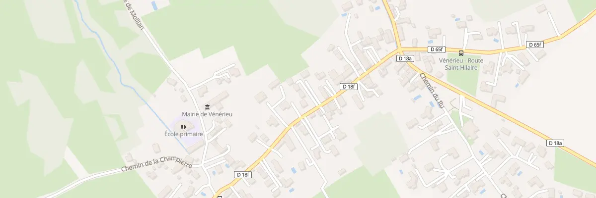 Plan du 170 Rue de Longeniere à Vénérieu