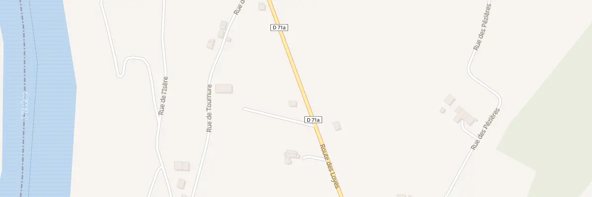 Plan du 1175 Rte des Loyes à Saint-Just-de-Claix