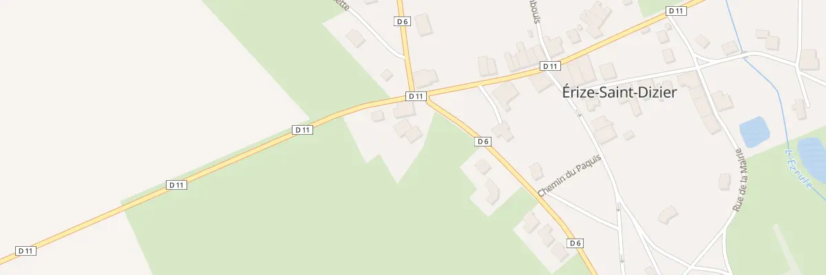 Plan du 6 Rue du Pont de Tannois à Érize-Saint-Dizier