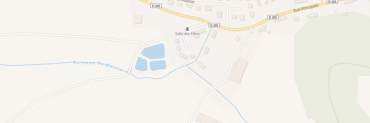 Plan du 8 Rue du Moulin à Thivet