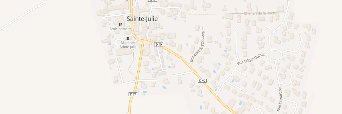 Plan du 118 Rte de Lagnieu à Sainte-Julie