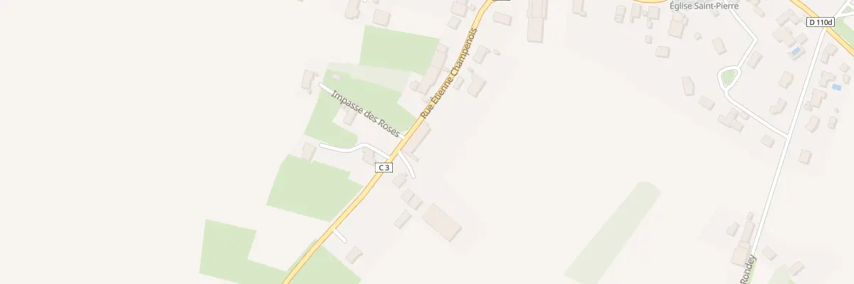 Plan du 5058 Rue Etienne Champenois à Tichey