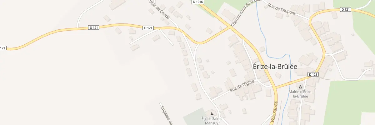 Plan du 9 Rue de la Varenne à Érize-la-Brûlée