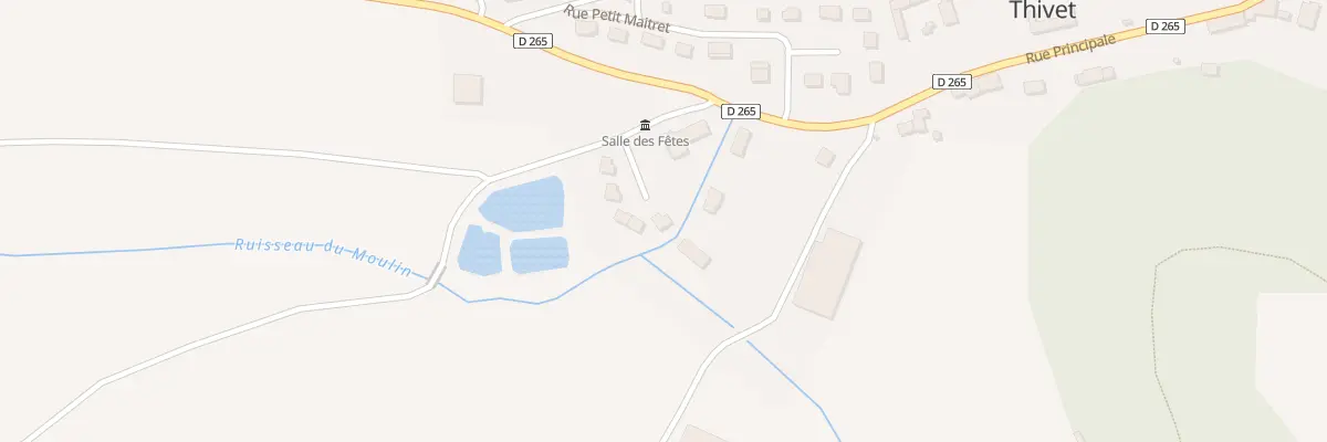 Plan du 10 Rue du Moulin à Thivet