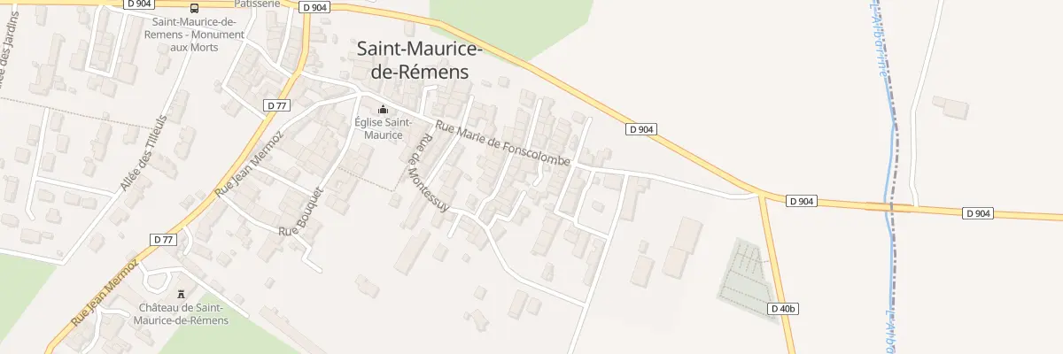 Plan du 12 Rue Clos Terre des Hommes à Saint-Maurice-de-Rémens