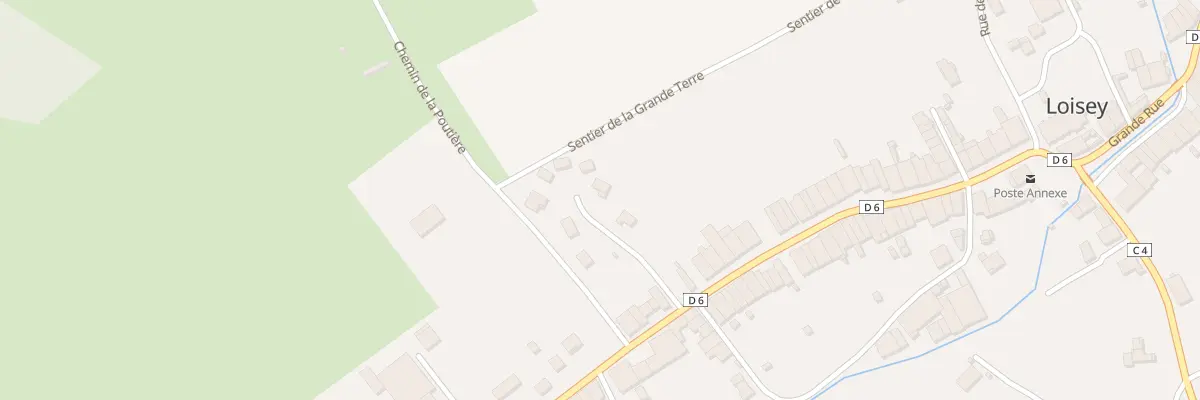 Plan du 6 Rue du Lotissement Roustang à Loisey