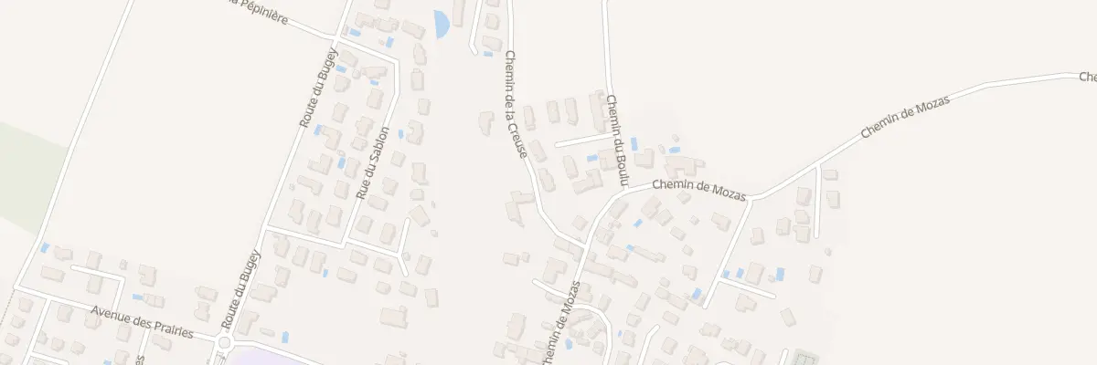 Plan du 3 Che du Boulu à Bourgoin-Jallieu