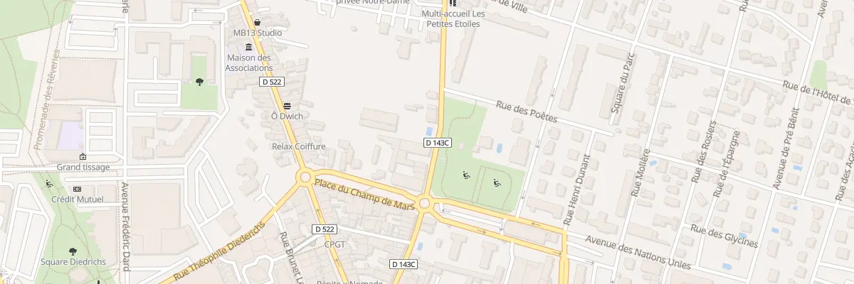 Plan du 45 Rue de la Rivoire à Bourgoin-Jallieu