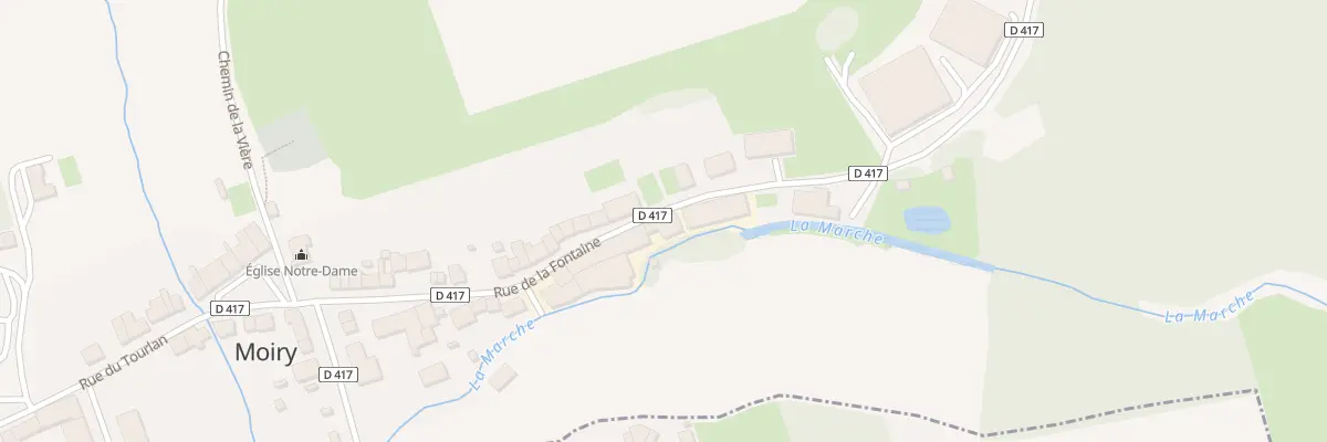 Plan du Village à Moiry