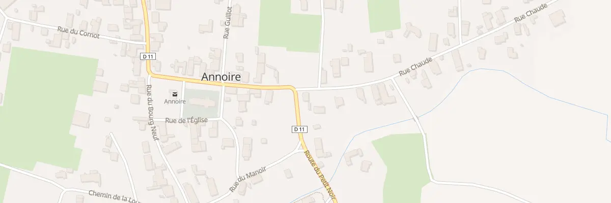 Plan du 8 Rue Chaude à Annoire