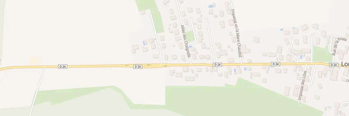 Plan du 28 Rue du Bourg à Longchamp