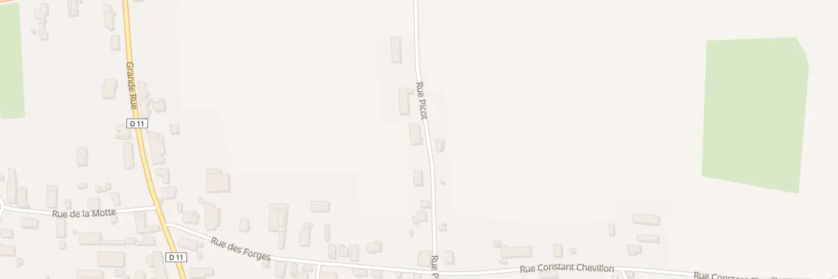 Plan du 1T Rue Picot à Annoire