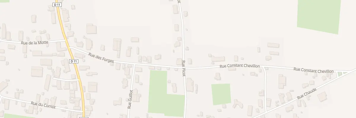 Plan du 7 Rue des Forges à Annoire