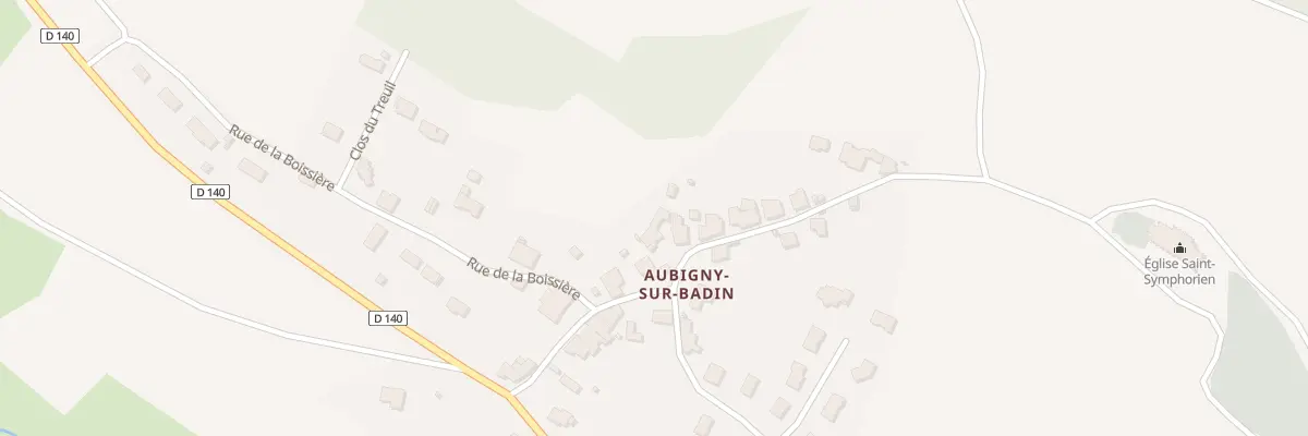 Plan du 11 Rue de l’Abbaye au Montsaugeonnais