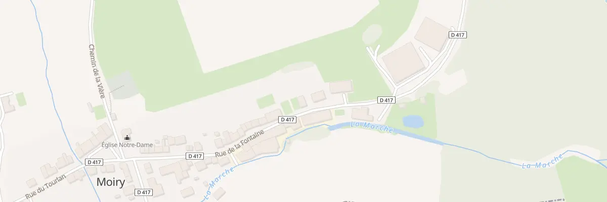 Plan du 35 Rue de la Fontaine à Moiry