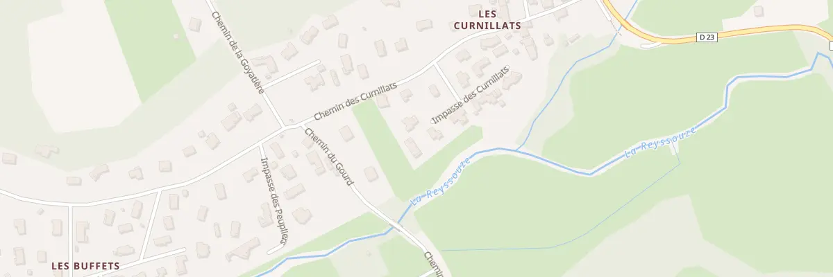 Plan du 3 Curnillats à Montagnat