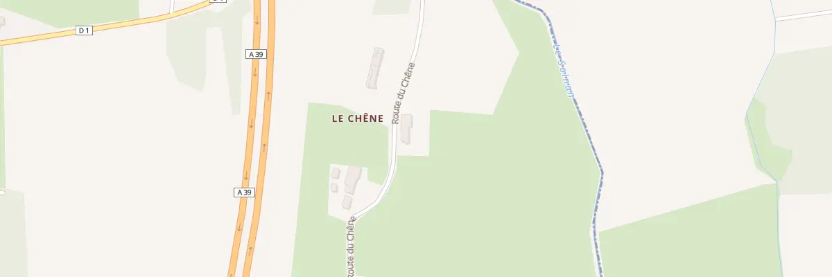 Plan du 289 Rte du Chêne à Beaupont