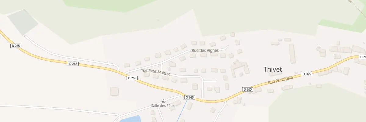 Plan du 4 Rue des Vignes à Thivet