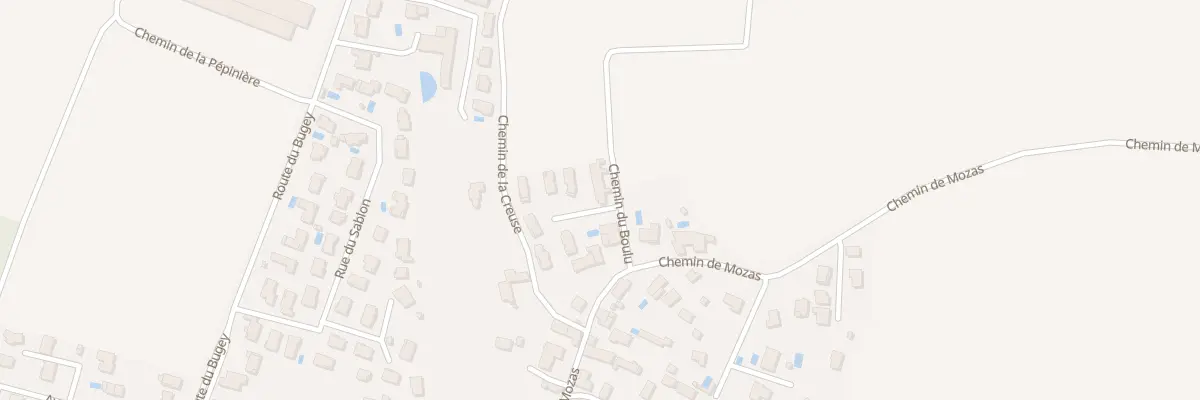Plan du 13 Che du Boulu à Bourgoin-Jallieu
