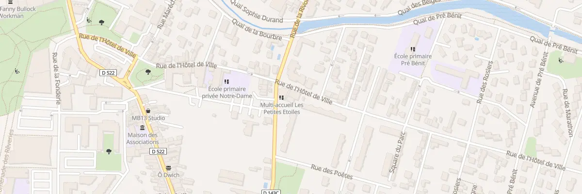 Plan du 30 Rue de la Rivoire à Bourgoin-Jallieu