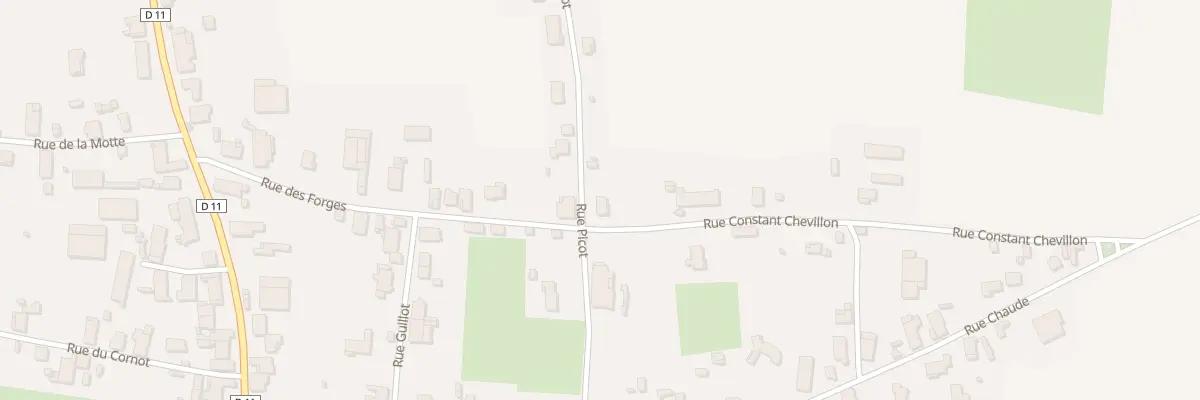 Plan du 1 Rue Constant Chevillon à Annoire