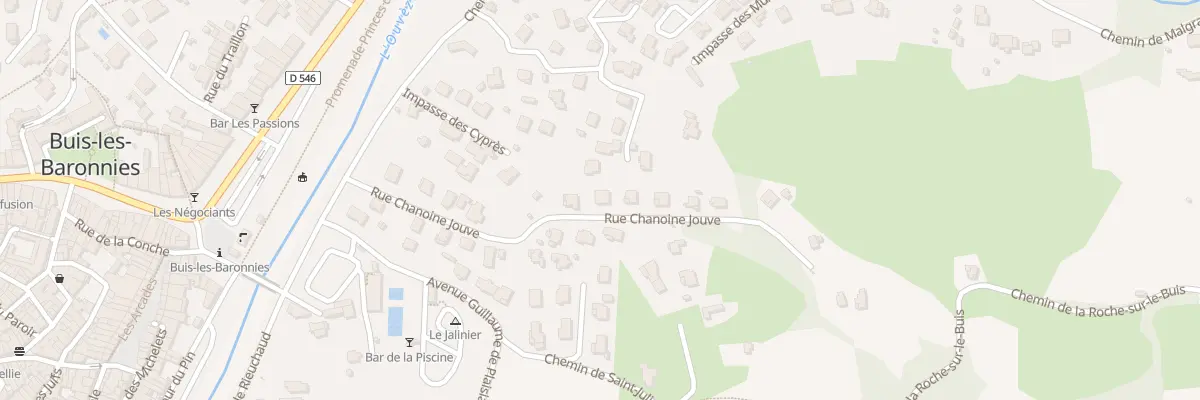 Plan du 11 Rue Chanoine Jouve à Buis-les-Baronnies