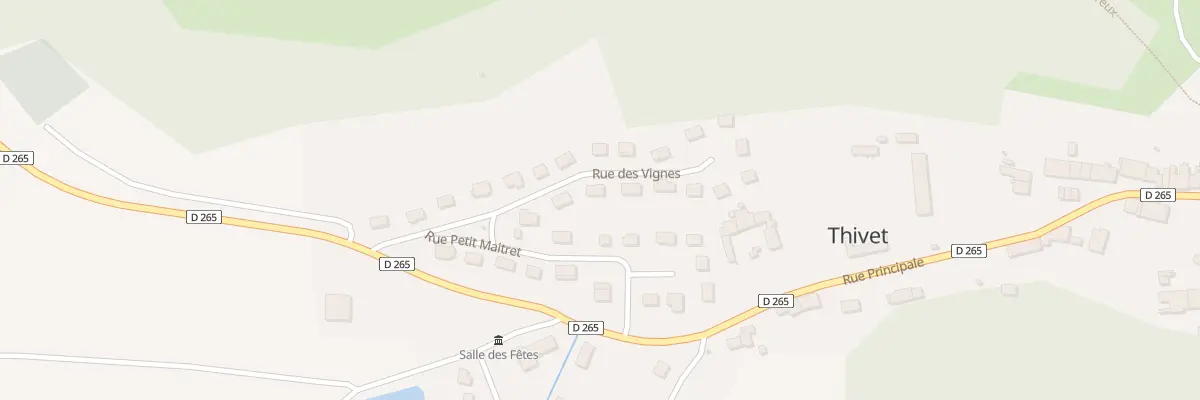 Plan du 6 Rue des Vignes à Thivet