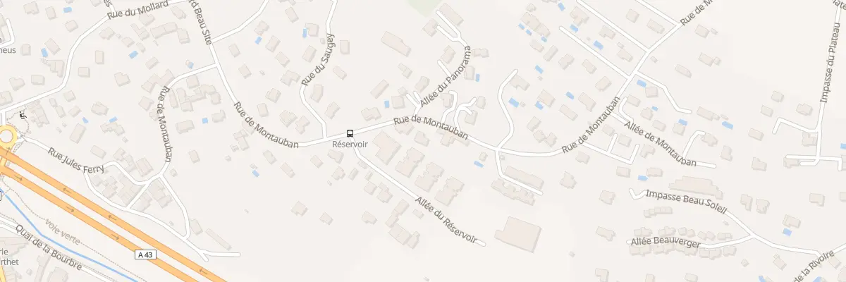 Plan du 66 Rue de Montauban à Bourgoin-Jallieu
