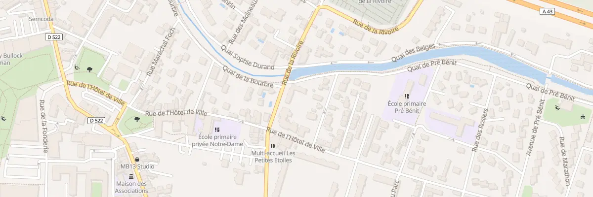 Plan du 32 Rue de la Rivoire à Bourgoin-Jallieu