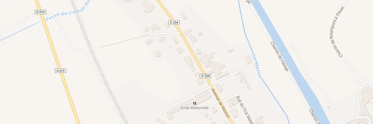 Plan du 31 Av de Verdun à Rolampont