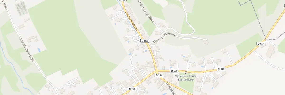 Plan du 115 Rte de Moras à Vénérieu