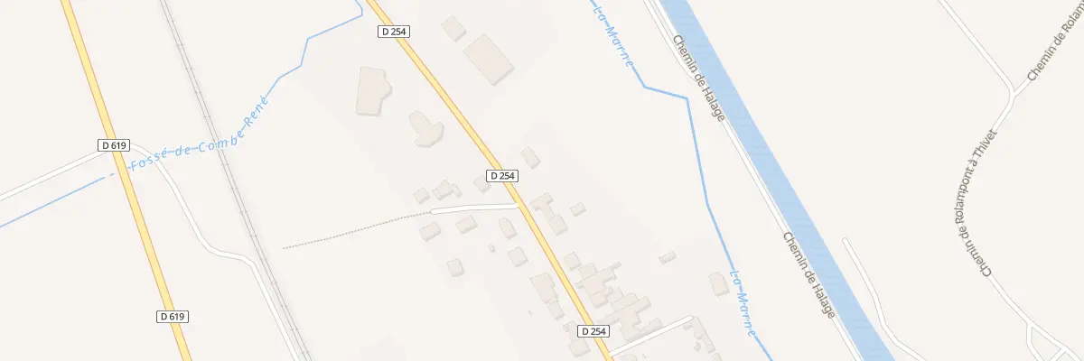 Plan du 44 Av de Verdun à Rolampont