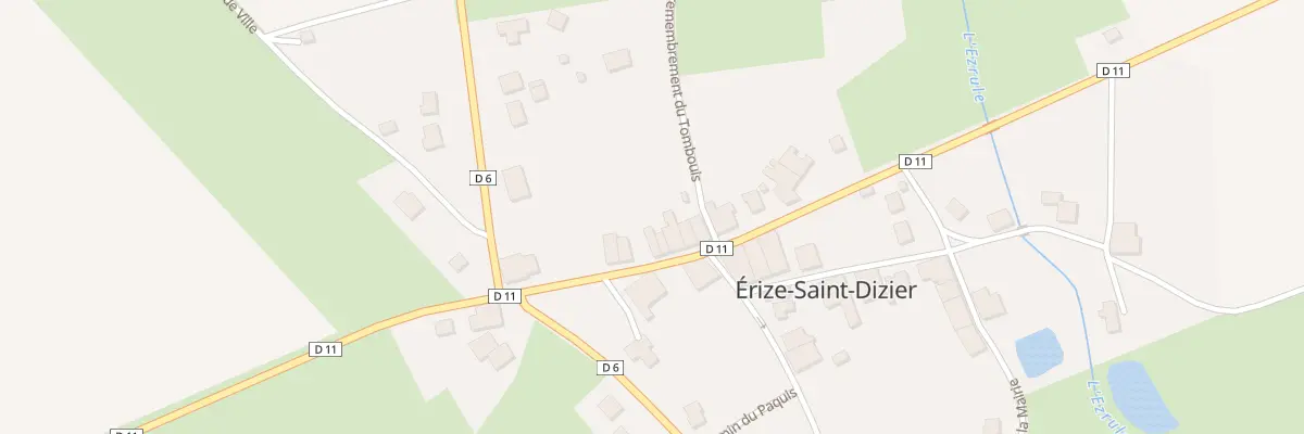 Plan du 11 Rue de Sampigny à Érize-Saint-Dizier