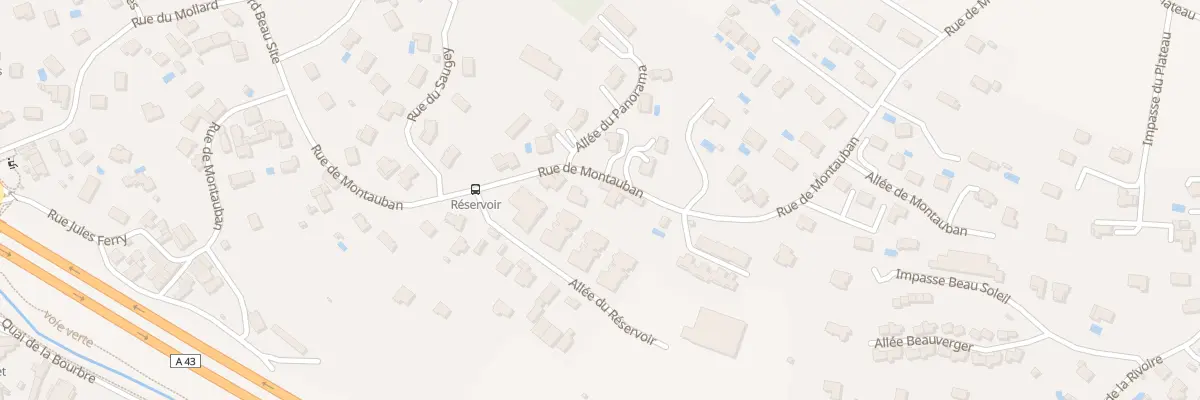 Plan du 64B Rue de Montauban à Bourgoin-Jallieu
