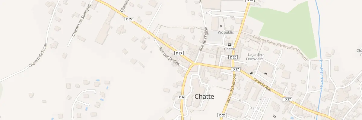 Plan du 5 Rue de Saint Antoine à Chatte