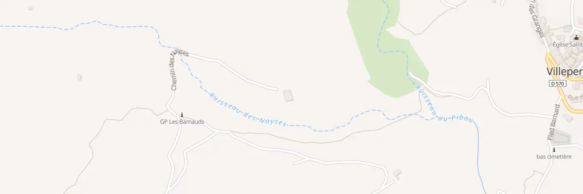 Plan du 5134 Les Nayses à Villeperdrix