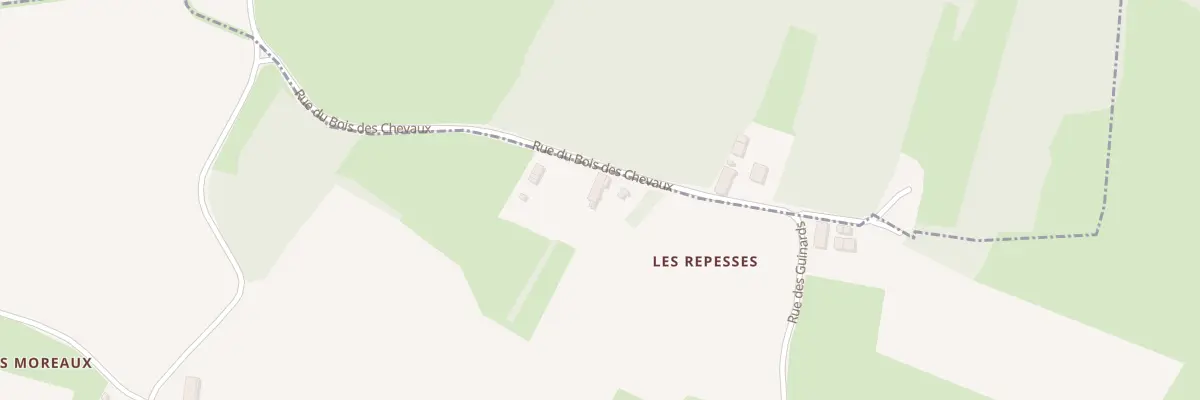 Plan du 312 Rue du Bois des Chevaux à La Chaux