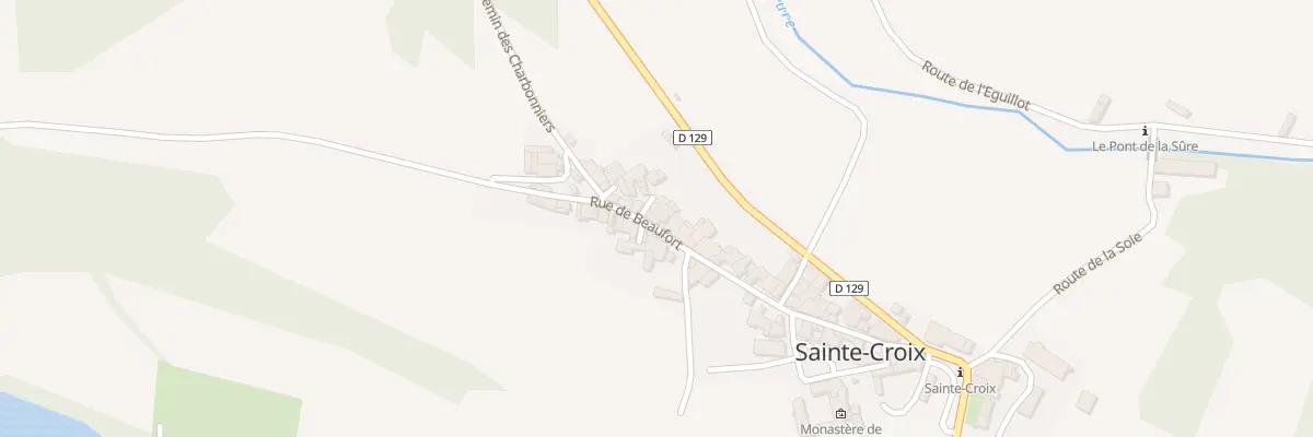 Plan du 238 Rue de Beaufort à Sainte-Croix