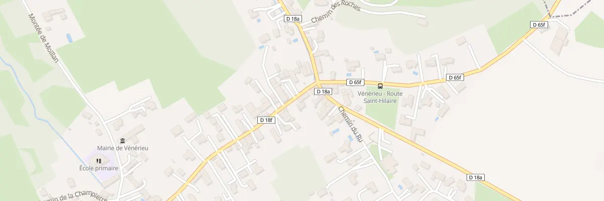 Plan du 33 Rue de Longeniere à Vénérieu