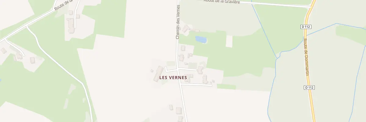 Plan du 165 Che des Vernes à Frontenaud