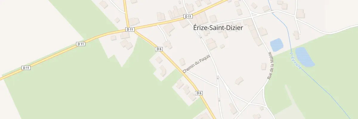 Plan du 1 Che du Paquis à Érize-Saint-Dizier